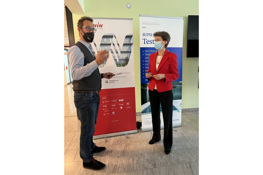 What an honour to meet our Federal Councillor Simonetta Sommaruga and to discuss with her about the contribution of our technology to the energy transition.